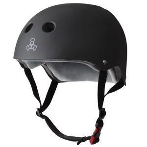 Triple Eight Certified Sweatsaver Helmet Black Matte Size XL/XXL NWT